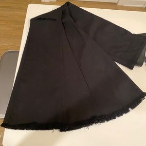 Ultra high waisted, flared black jeggings